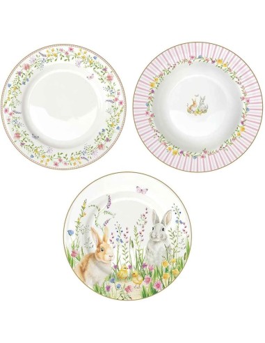 Piatti servizio 18 Happy Easter