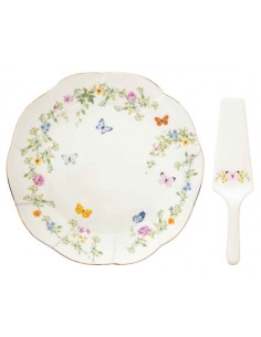 Piatto torta Dancing Butterflies
