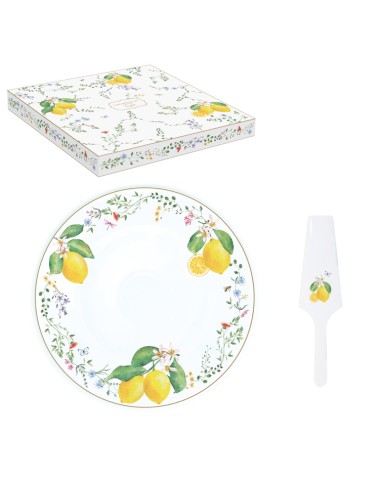 Piatto torta Fleurs et citrons