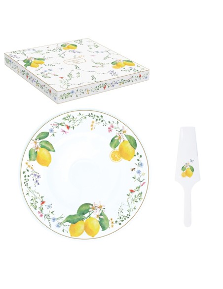 Piatto torta Fleurs et citrons