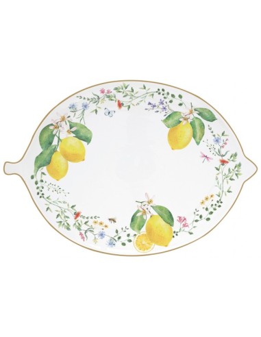 Piattino Fleurs et citrons