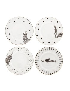 Yvonne Ellen set 4 piatti dolci