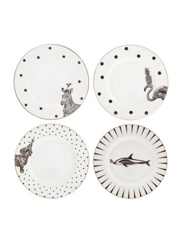 Yvonne Ellen set 4 piatti dolci