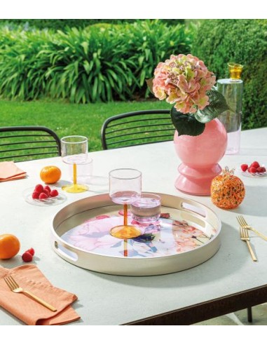 Vassoio fiori Dune di seta