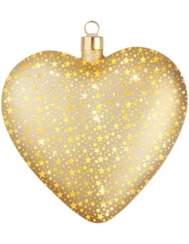 Decorazione pendente cuore Luminoso Natale