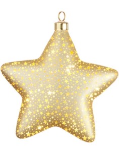 Decorazione pendente stella Luminoso Natale