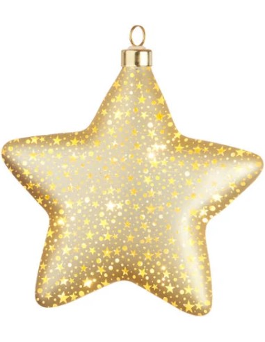 Decorazione pendente stella Luminoso Natale
