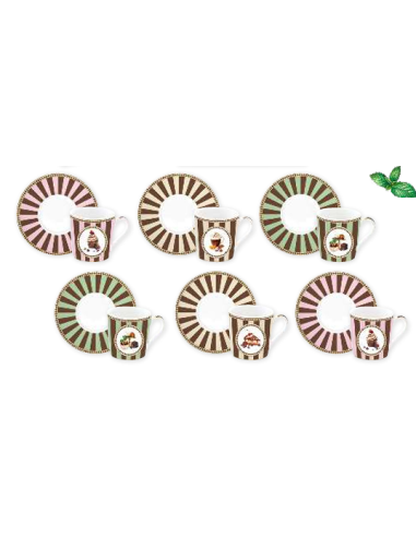 Tazzine set 6 Sweet Moment