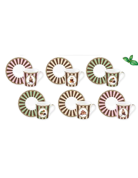 Tazzine set 6 Sweet Moment