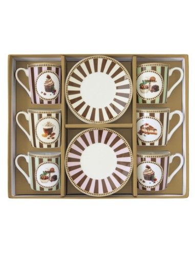 Tazzine set 6 Sweet Moment