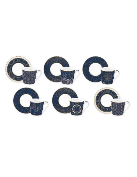 Tazzine set 6 Midnight