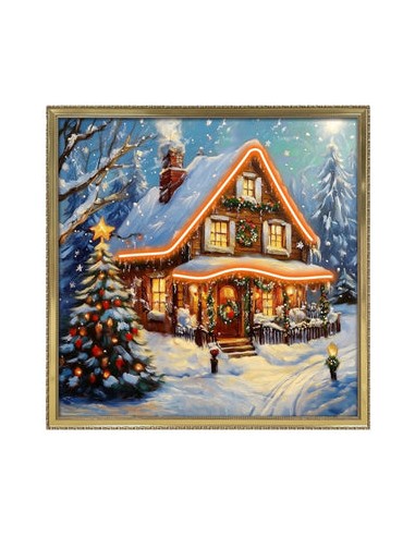 Quadro scena Natale Lamart