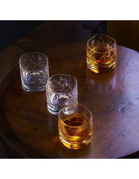 Bicchieri whisky Dandy 4 assortiti La Rochere