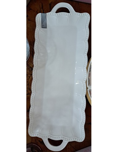 Piatto bianco con manici Easy Life