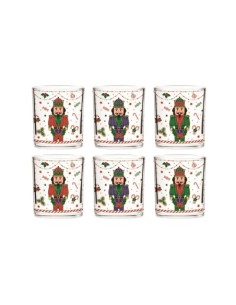 Bicchieri set  da 6 NUTCRACKER TWIST