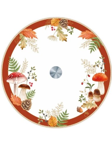 Piatto girevole in vetro