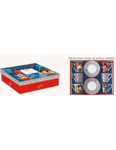 Tazzine caffè set da 6 Tokyo