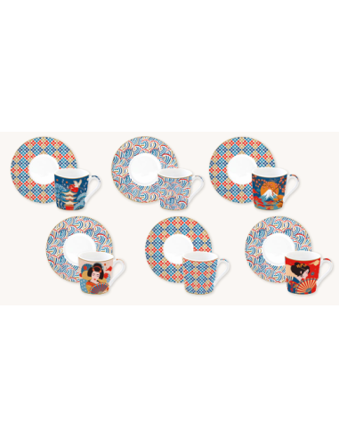 Tazzine caffè set da 6 Tokyo