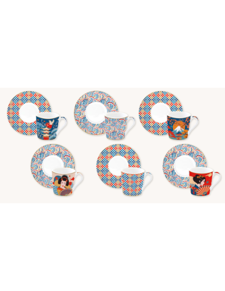 Tazzine caffè set da 6 Tokyo