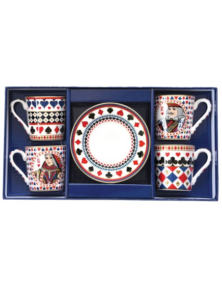 Tazzine set da 4 Casinò Royale